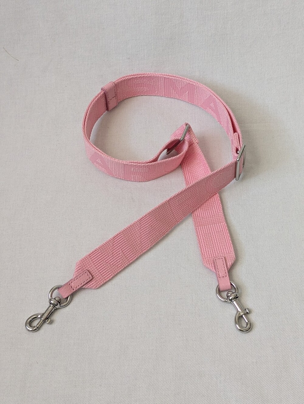 Marc Jacobs NWOT Pink Thin Adjustable Webbing Shoulder Bag Strap